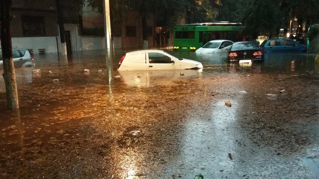 Bilanț dur după vremea rea din ultimele zile: mașini avariate, case inundate, sute de copaci doborâți