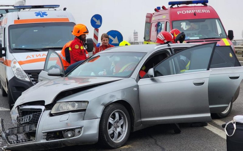 Accident GRAV pe centura Apahida-Vâlcele. Tânără de 20 de ani, rămasă încarcerată/ Trafic blocat