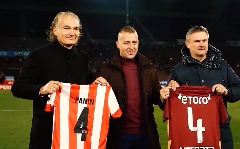 Cariera lui Cristi Panin, sărbătorită la meciul dintre CFR Cluj și UTA