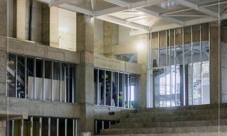 Imagini din interiorul viitorului sediu al Academiei de Muzică din Cluj