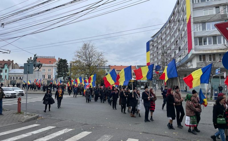 Marșul Recunoștinței la Cluj, cu ocazia Zilei Marii Uniri