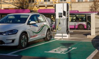 Taxă de încărcare pentru mașinile electrice, la Cluj-Napoca. Se plătește și ora de parcare