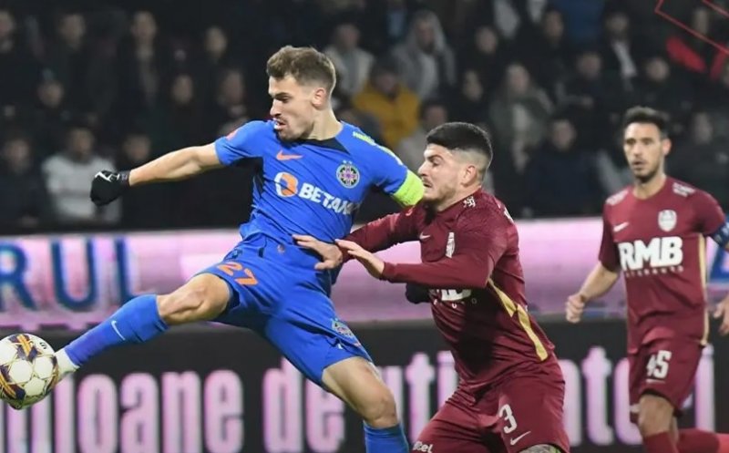 CFR Cluj și FCSB au dat-o la pace în duelul primelor două clasate din Superligă