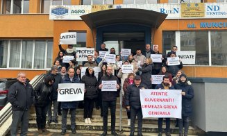 Angajații APIA Cluj continuă să protesteze pentru salarii. Sindicaliștii din toată țara vor picheta azi sediul Ministerului Agriculturii