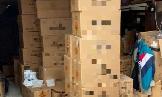 Captură BOMBĂ în Cluj-Napoca! 8.000 de kg de petarde și artificii, confiscate de polițiști de la un singur vânzător