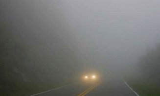 Vizibilitate redusă sub 50 de metri: Cod galben pentru ceață în Cluj și zona joasă a județului