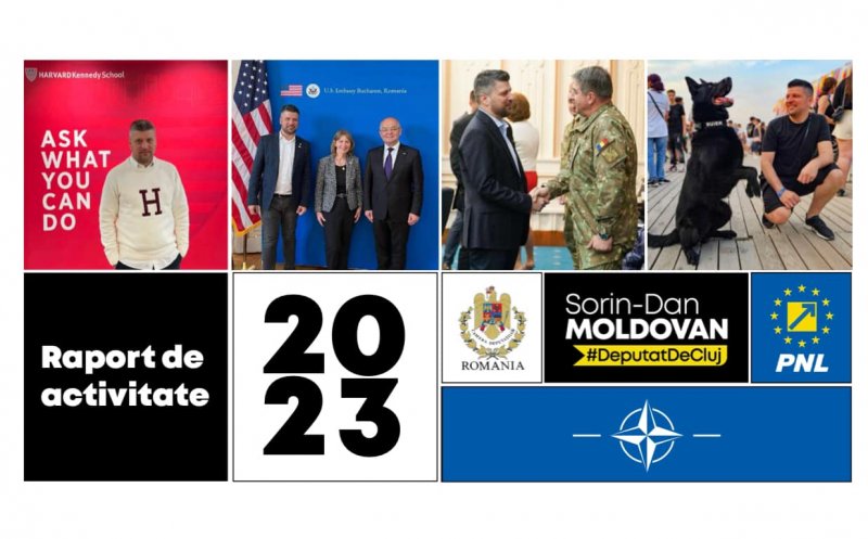 Raportul de activitate al deputatului Sorin-Dan Moldovan. Relizările din 2023