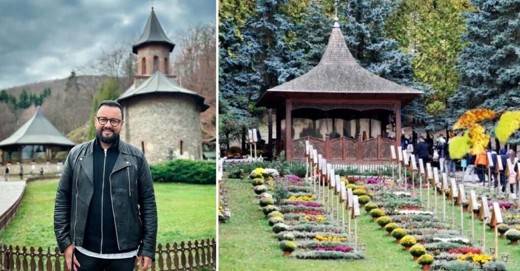 Cătălin Măruță și-a început anul la Mănăstirea Prislop, locul de odihnă al părintelui Arsenie Boca
