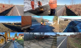 Atenție, șoferi! Lucrări de întreținere pe două drumuri naționale din Cluj