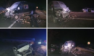 ACCIDENT rutier grav noaptea trecută, la ieșire din Ileanda spre Dej. 2 microbuze implicate şi 13 victime / Planul roşu de intervenţie