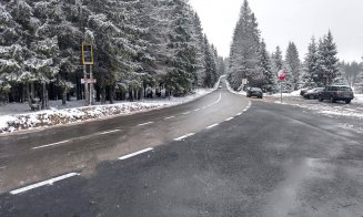 Temperaturi cu minus la Cluj. Cum se circulă pe drumurile din județ