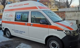 Spitalul de Copii din Cluj a fost dotat cu o nouă ambulanță