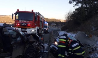 Accident la ieșirea din Gilău. Un bărbat a murit