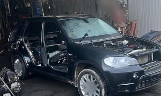 Mașină furată din Cluj-Napoca, găsită la dezmembrări în cealaltă parte a țării
