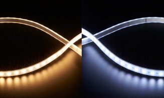 Banda LED cu lumina calda vs banda LED cu lumina rece