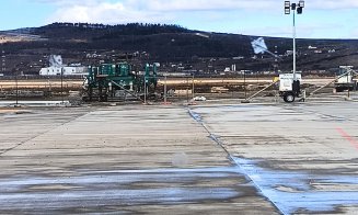 IMAGINI de pe şantierele Aeroportului Internaţional Cluj. Investiţii de 80 de milioane de euro