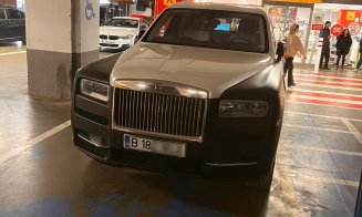 Parcare cu ”handicap” de București... în mall la Cluj