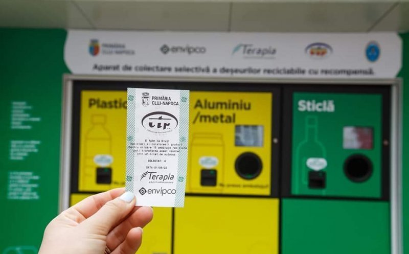 Cluj-Napoca: 700 de tone de reciclabile pentru bilete GRATIS de autobuz / 3 puncte de colectare pentru sticle, plastic și hârtie