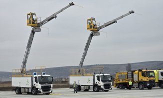 Aeroportul din Cluj a inaugurat o nouă platformă cu patru locuri pentru staționarea avioanelor