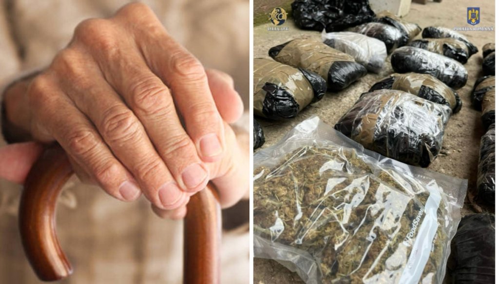 Dealer de droguri la 87 de ani. Bătrânică prinsă cu două kg de canabis și cocaină