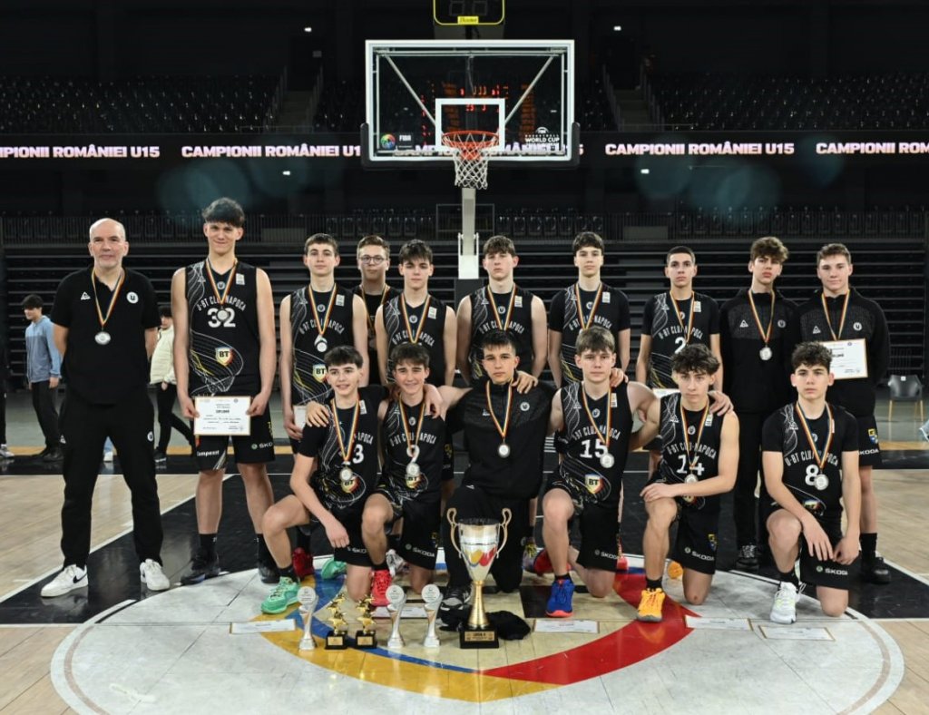 Medalie de argint pentru juniorii U15 de la U-BT Cluj-Napoca