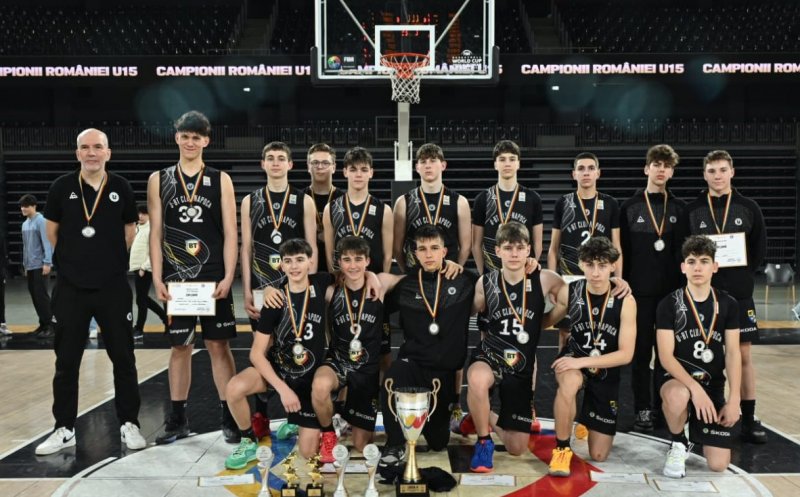 Medalie de argint pentru juniorii U15 de la U-BT Cluj-Napoca