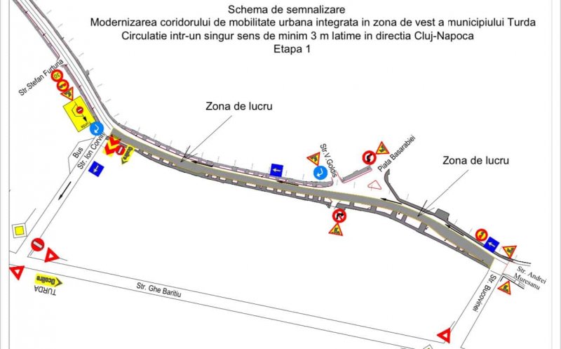 Atenție, șoferi! Circulația auto se închide pe un sector din DN1, la Turda