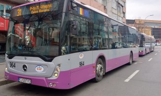 Mai multe autobuze pe o linie foarte circulată din Cluj-Napoca