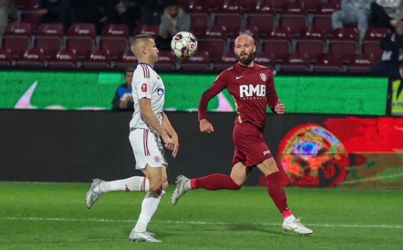 CFR Cluj și-a pierdut liderul apărării. Cât va lipsi Arlind Ajeti