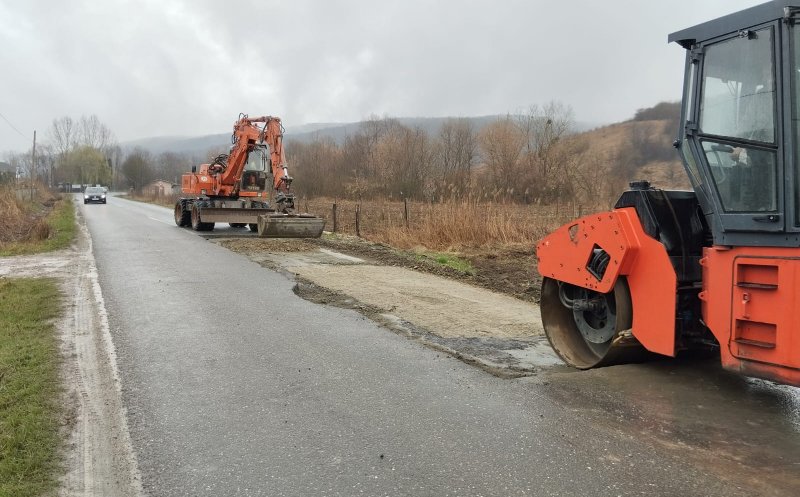 Reparații pe un important drum județean din Cluj. Ce lucrări se fac