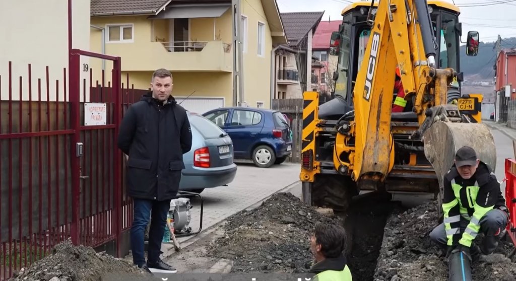 Primarul Pivariu continuă vizitele pe șantierele din Florești. În ce stadiu sunt lucrările de reabilitare a stației de pompare a apelor pluviale