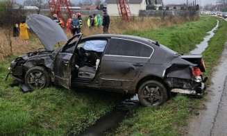 Accident mortal. Trupul unui șofer tânăr a fost găsit după câteva ore pe câmp, la 12 metri de mașină