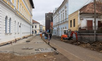 Primăria Cluj-Napoca va conserva zidul roman din centrul orașului. Boc: ''Dorim să găsim o soluţie de a proteja în manieră deschisă''