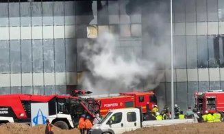 Incendiu la un Aeroport din România. A ars o suprafață de aproximativ 100 mp