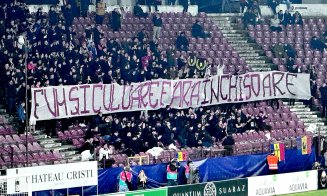 Ce banner au afișat suporterii de la CFR Cluj la ultima partidă jucată pe stadionul din Gruia