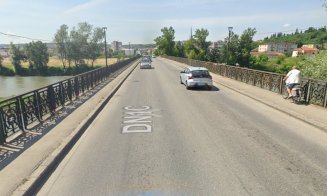 Atenție, șoferi! Se închide circulația pe podul peste râul Someș din Dej / Vezi rutele alternative