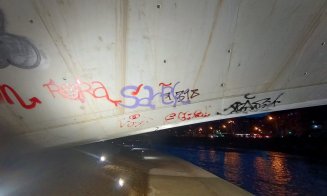 Lucrările de la Malul Someşului abia terminate, deja VANDALIZATE