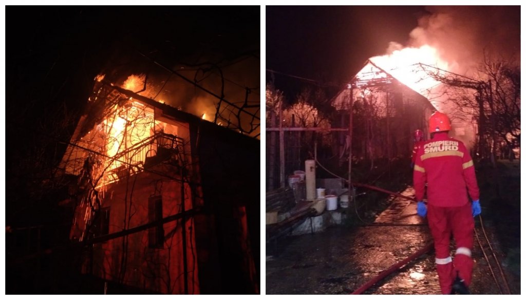 Alertă pe o stradă din Cluj-Napoca! Casa unei familii, cuprinsă de flăcări / Intervin două autospeciale ISU