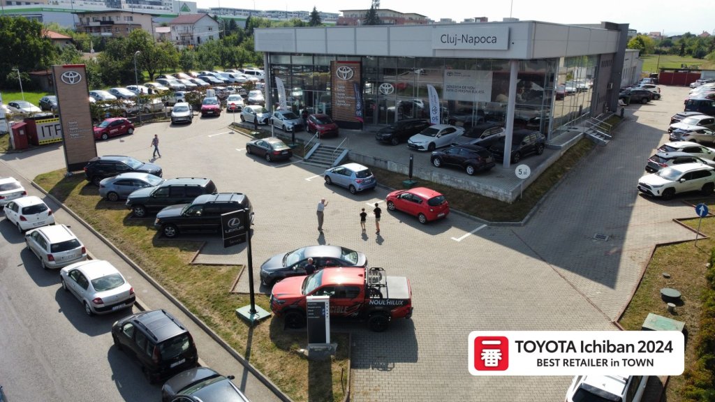 Toyota Cluj, printre cei mai buni dealeri autorizați Toyota din Europa
