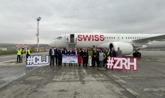 Cluj-Napoca merge „ceas” spre Zurich. Primul zbor care leagă orașul de Elveția a debutat la Aeroportul „Avram Iancu”. David Ciceo: E prima și ultima c