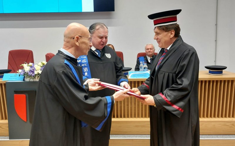 UTCN a acordat titlul de Doctor Honoris Causa profesorului Radu Grosu de la Universitatea Tehnică din Viena