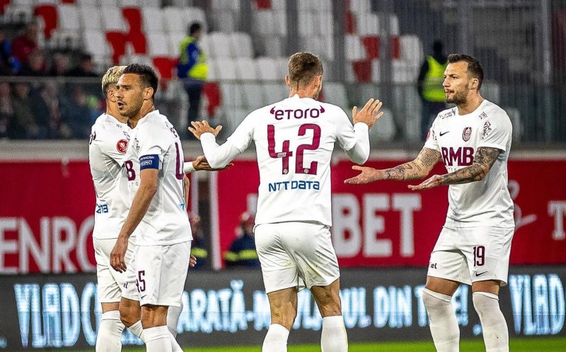 Un jucător de la CFR Cluj, inclus în echipa ideală a etapei din Superligă