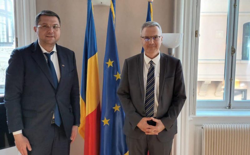 Deputatul Moisin, întrevedere cu ambasadorul Franței în România. Ce teme au fost discutate