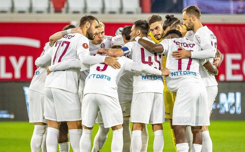 CFR Cluj dispută astăzi derby-ul "feroviar" cu Rapid