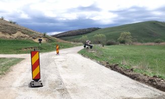Un nou drum județean din Cluj a intrat în reparații. Ce lucrări se fac