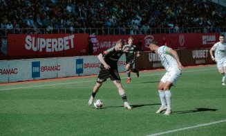 Primarul, entuziasmat de golul marcat de "U" la Sibiu: "Combinația Nistor-Popa e de generic. Îmi aduceam aminte de Ronaldinho și Messi"