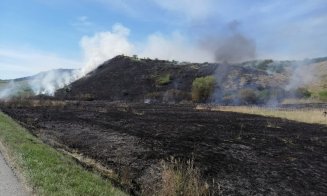 INCENDIU puternic de stufăriș pe centura Vâlcele-Apahida. Coloană de mașini pe mai mulți kilometri