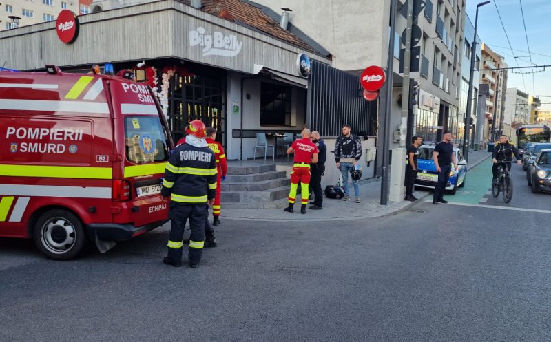 Accident rutier pe Calea Mănăștur. Un tânăr a fost transportat la spital