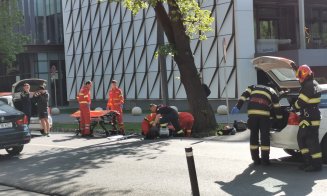 ACCIDENT rutier grav lângă Cluj Arena! ISU și Poliția, la fața locului