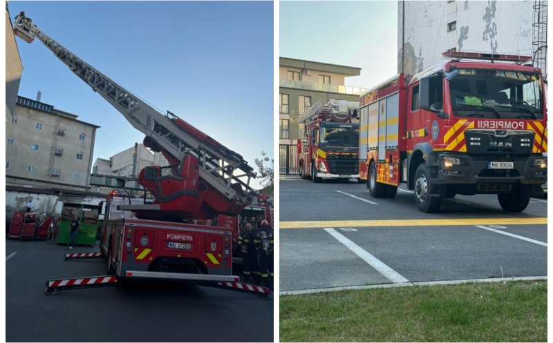 INCENDIU într-un apartament din Cluj-Napoca! 20 de persoane s-au autoevacuat din bloc